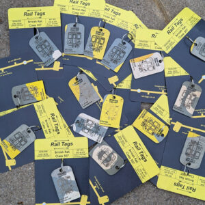 British Rail Class 507 Merseyrail Rail Tags Multicolour