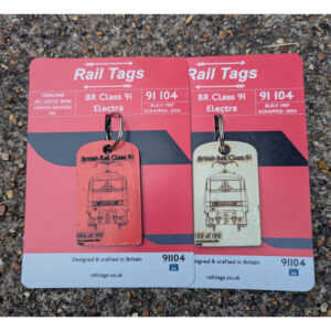 Rail Tags Class 91 LNER