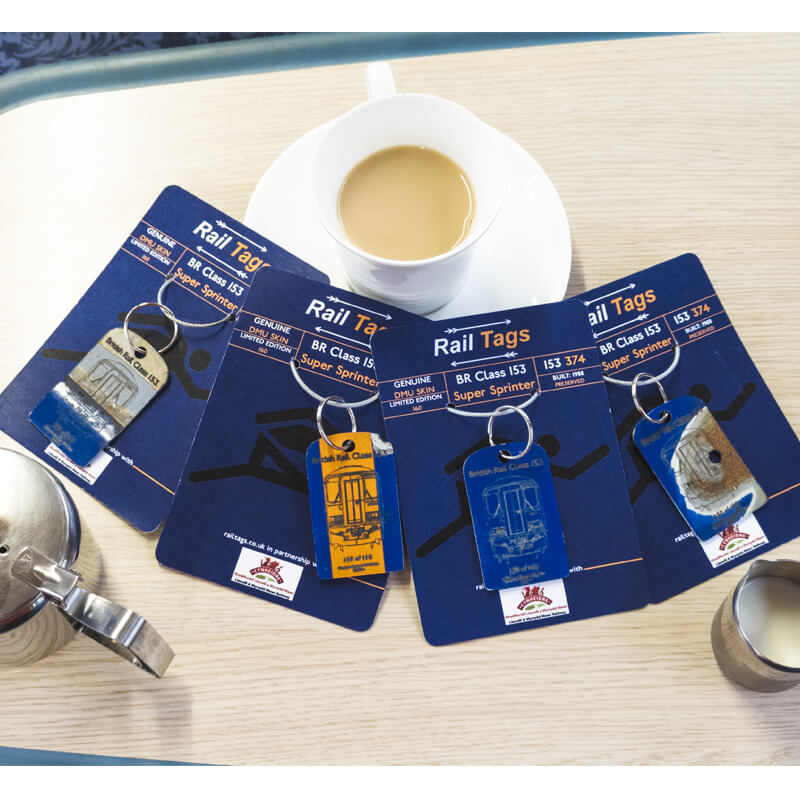 Rail Tags Class 153 374 Caffi Super Sprinter Café